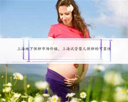 <b>上海地下供卵市场价格，上海试管婴儿供卵的可靠性</b>
